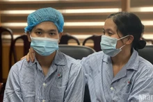 Hai mẹ con P.T.H đã bình phục sau ca ghép thận. 