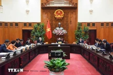 Thủ tướng Phạm Minh Chính chủ trì Phiên họp lần thứ 9 Ban Chỉ đạo tinh gọn bộ máy của Chính phủ. (Ảnh: TTXVN)