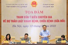 Tọa đàm tham vấn ý kiến chuyên gia dự thảo Luật khám bệnh, chữa bệnh (sửa đổi).
