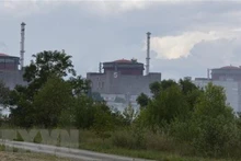 Nhà máy điện hạt nhân Zaporizhzhia ở Ukraine. (Ảnh: THX/TTXVN)