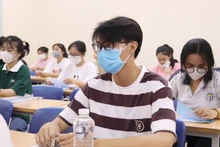 Các thí sinh tham gia Kỳ thi Đánh giá năng lực Đại học Quốc gia Thành phố Hồ Chí Minh.