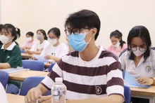 Các thí sinh tham gia Kỳ thi Đánh giá năng lực tại Thành phố Hồ Chí Minh.