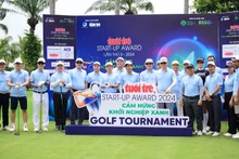 Các tay golf tham dự Giải Tuổi trẻ golf tournament 2024. (Ảnh: QUANG ĐỊNH) 