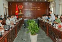 Lãnh đạo tỉnh Hậu Giang cùng Tập đoàn VinGroup họp thống nhất triển khai đầu tư dự án Khu đô thị Du lịch nghỉ dưỡng Mekong.
