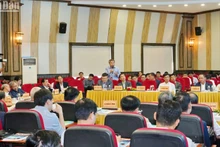Quang cảnh hội thảo "Nâng cao vai trò của thành phần kinh tế Nhà nước trong nền kinh tế thị trường định hướng xã hội chủ nghĩa ở Việt Nam - thực tiễn Tổng Công ty Hàng không Việt Nam - Vietnam Airlines".