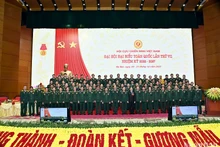 Ban Chấp hành Hội Cựu chiến binh Việt Nam khóa VII, nhiệm kỳ 2022-2027. (Ảnh: ĐĂNG KHOA)