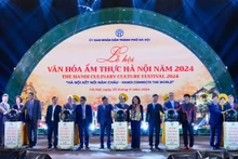 Các đại biểu khai mạc Lễ hội Ẩm thực.