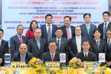 Lễ ký hợp đồng tín dụng trị giá 7 triệu USD giữa JICA và BIWASE.