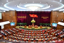 Toàn cảnh phiên bế mạc Hội nghị lần thứ 6 Ban Chấp hành Trung ương Đảng khóa XIII. (Ảnh: ĐĂNG KHOA)