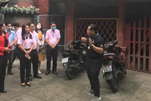 Đoàn công tác của UBND Thành phố Hồ Chí Minh khảo sát, tham quan đạo quán Khánh Vân Nam Viện.