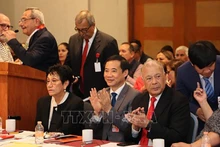 Phó trưởng Ban Nội chính Trung ương Nguyễn Thái Học phát biểu tại Hội thảo.