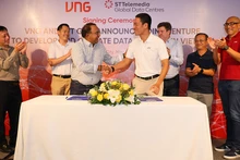 Quang cảnh lễ ký kết hợp tác giữa STT GDC và VNG.