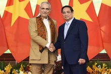 Thủ tướng Phạm Minh Chính và Tổng thống Timor-Leste Jose Ramos-Horta. (Ảnh: TRẦN HẢI)