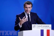 Tổng thống Pháp Emmanuel Macron. (Ảnh: THX/TTXVN)