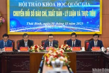 [Ảnh] Hội thảo khoa học quốc gia “Chuyển đổi số báo chí, xuất bản - Lý luận và thực tiễn”