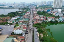 Dự án mở rộng đường Tam Trinh (quận Hoàng Mai) đang được triển khai quyết liệt sau nhiều năm vướng mắc về giải phóng mặt bằng.