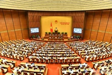 Quang cảnh phiên chất vấn và trả lời chất vấn ngày 6/6. (Ảnh: ĐĂNG KHOA)