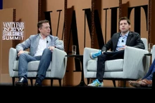 Tỷ phú Elon Musk và CEO OpenAI Sam Altman. (Nguồn: Getty Images)