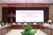 Quang cảnh cuộc họp chiều 20/10.