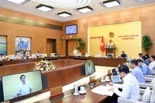 Quang cảnh phiên thảo luận. (Ảnh: DUY LINH)