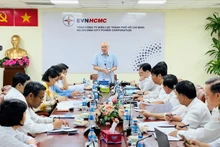 Đồng chí Phan Nguyễn Như Khuê, Ủy viên Ban Thường vụ, Trưởng Ban Tuyên giáo Thành ủy TP Hồ Chí Minh phát biểu chỉ đạo tại buổi làm việc.