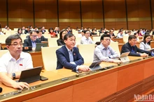 Quốc hội sẽ biểu quyết thông qua một số dự án luật và dự thảo nghị quyết trong tuần làm việc cuối cùng của Kỳ họp thứ 6. (Ảnh: THỦY NGUYÊN)