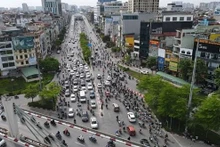 Hà Nội thí điểm tổ chức giao thông nút giao Ngã Tư Sở