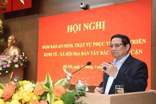 Thủ tướng Phạm Minh Chính phát biểu ý kiến chỉ đạo Hội nghị. (Ảnh: TRẦN HẢI)