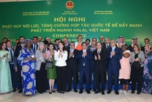 Thủ tướng Phạm Minh Chính và các đại biểu trong nước, quốc tế tham dự Hội nghị. (Ảnh: Trần Hải)