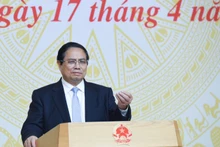 Thủ tướng Phạm Minh Chính phát biểu ý kiến tại phiên họp. (Ảnh: TRẦN HẢI)