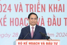Thủ tướng Phạm Minh Chính phát biểu ý kiến chỉ đạo hội nghị. (Ảnh: TRẦN HẢI)