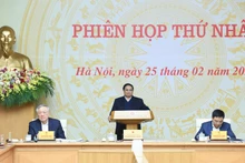 Thủ tướng Phạm Minh Chính chủ trì Phiên họp thứ nhất Ban Chỉ đạo Phòng, chống lãng phí. (Ảnh: TRẦN HẢI)
