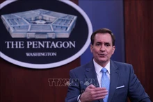 Phát ngôn viên Bộ Quốc phòng Mỹ John Kirby. (Ảnh: AFP/TTXVN)