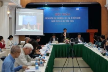 Quang cảnh hội thảo. (Ảnh: TRUNG HƯNG)