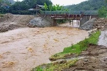 Lũ lớn tại xã Bình Thuận, huyện Văn Chấn (Yên Bái).