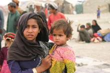 Trẻ em Afghanistan tại 1 khu lều tạm ở Chaman, Pakistan. (Ảnh minh họa: REUTERS)
