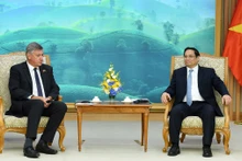 Thủ tướng Phạm Minh Chính tiếp ông Jan Jambon, Bộ trưởng-Thủ hiến Chính phủ kiêm Bộ trưởng Ngoại giao, Văn hóa, Công nghệ thông tin và Quản lý cơ sở vật chất Vùng Flanders, Vương Quốc Bỉ.