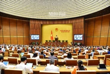Quang cảnh phiên họp của Quốc hội sáng 30/5. (Ảnh: THỦY NGUYÊN)