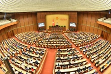 Quang cảnh phiên bế mạc Kỳ họp thứ 7, Quốc hội khóa XV. (Ảnh: ĐĂNG KHOA) 