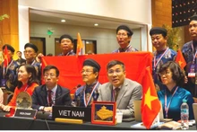 Thứ trưởng Thường trực Ngoại giao, Chủ tịch Ủy ban Quốc gia UNESCO Việt Nam Nguyễn Minh Vũ phát biểu tại Kỳ họp lần thứ 19 của Ủy ban Liên Chính phủ Công ước 2003 về bảo vệ di sản văn hóa phi vật thể của UNESCO. 