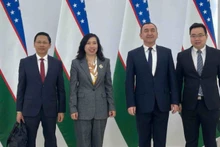 Thứ trưởng Ngoại giao Lê Thị Thu Hằng cùng Thứ trưởng Ngoại giao Uzbekistan I. Khaydarov chủ trì Tham vấn chính trị. 