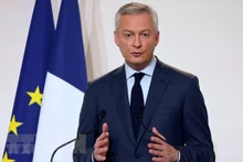 Bộ trưởng Tài chính Pháp Bruno Le Maire. (Ảnh: AFP/TTXVN)