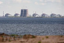 Toàn cảnh nhà máy điện hạt nhân Zaporizhzhia. (Ảnh: AFP/TTXVN) 