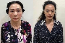 Bị cáo Trương Mỹ Lan (trái) và Trương Huệ Vân. Ảnh: Bộ Công an