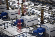 Giếng khí đốt Bovanenkovo ở bán đảo Yamal thuộc Bắc Cực. (Ảnh: AFP/TTXVN)