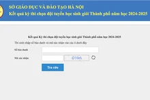 Hà Nội: Công bố điểm thi chọn đội tuyển học sinh giỏi thành phố