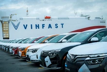 Xuất khẩu 999 ô-tô điện thông minh đầu tiên của VinFast sang thị trường Mỹ, ngày 25/11/2022. Ảnh | KHÁNH AN