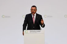 Tổng thống Niger Mohamed Bazoum phát biểu trong một hội nghị tại Paris, Pháp, ngày 22/6/2023. (Ảnh: Reuters)