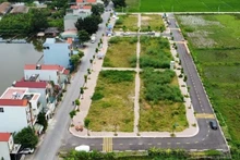 Khu đất đấu giá xã Thanh Cao, huyện Thanh Oai. 