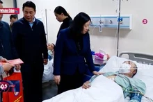 Hà Nội: Thăm hỏi các nạn nhân trong vụ cháy tại Bắc Từ Liêm